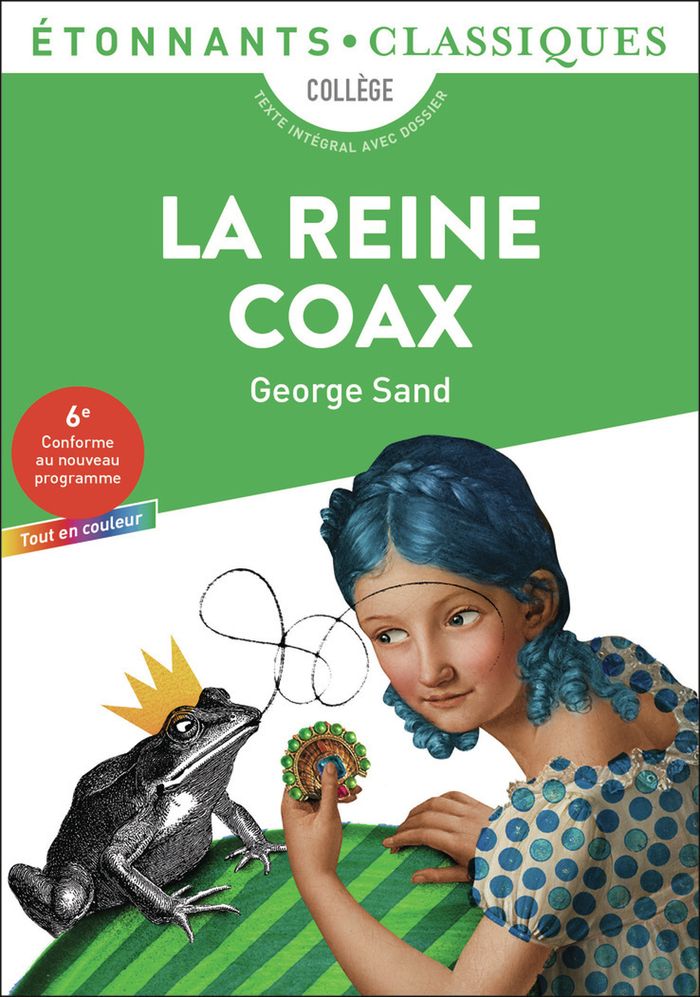 Couverture du livre « La Reine Coax » de George Sand, librairie Les Contes Infusés à Corte