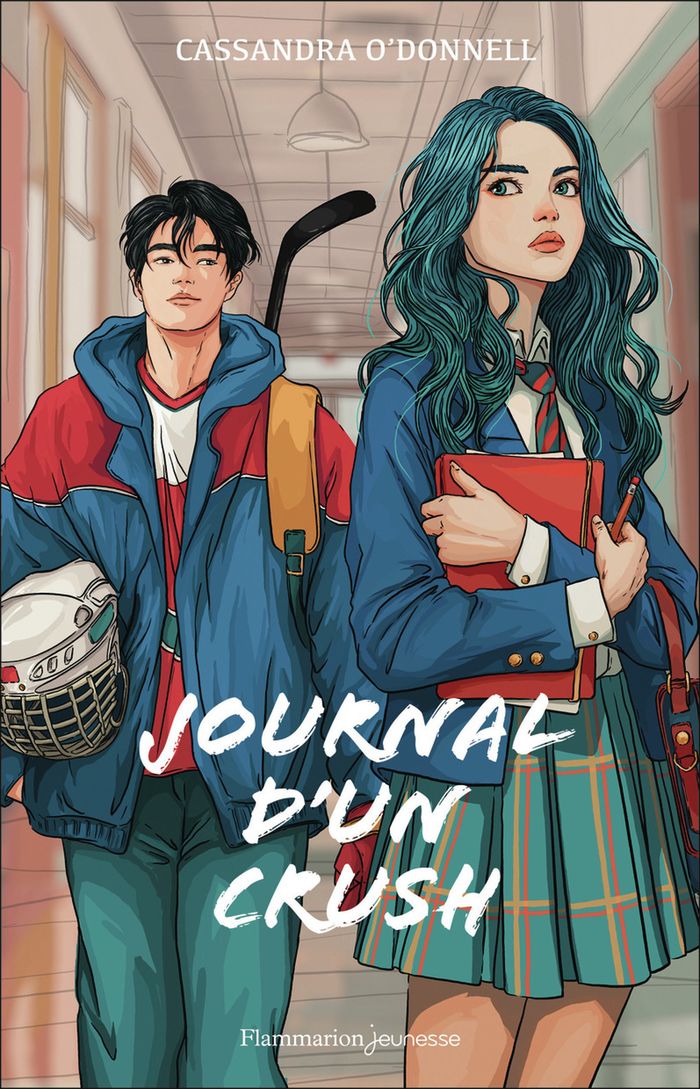 Couverture du livre « Journal d'un crush » de Cassandra O'Donnell, librairie Les Contes Infusés à Corte
