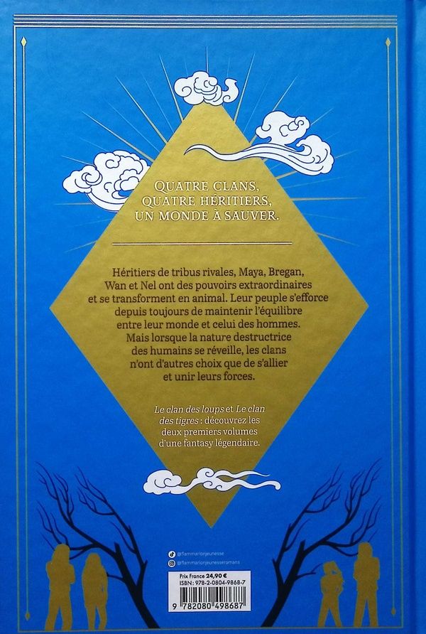 Quatrième de couverture de « La Légende des Quatre 1 »