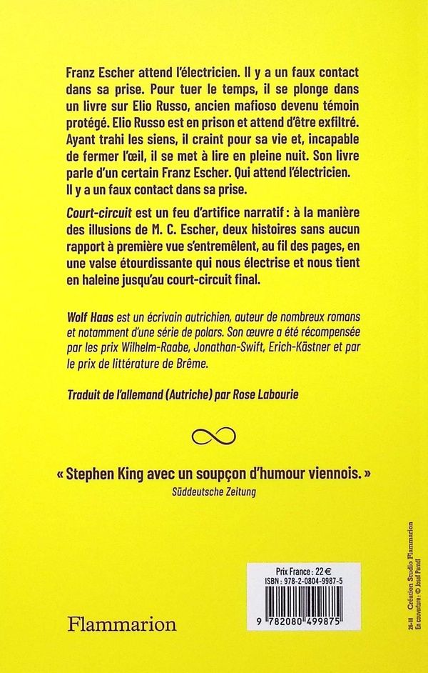 Quatrième de couverture de « Court-circuit »