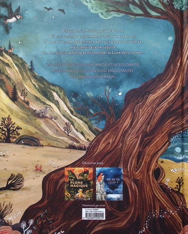 Quatrième de couverture de « LaLune sous l'océan »