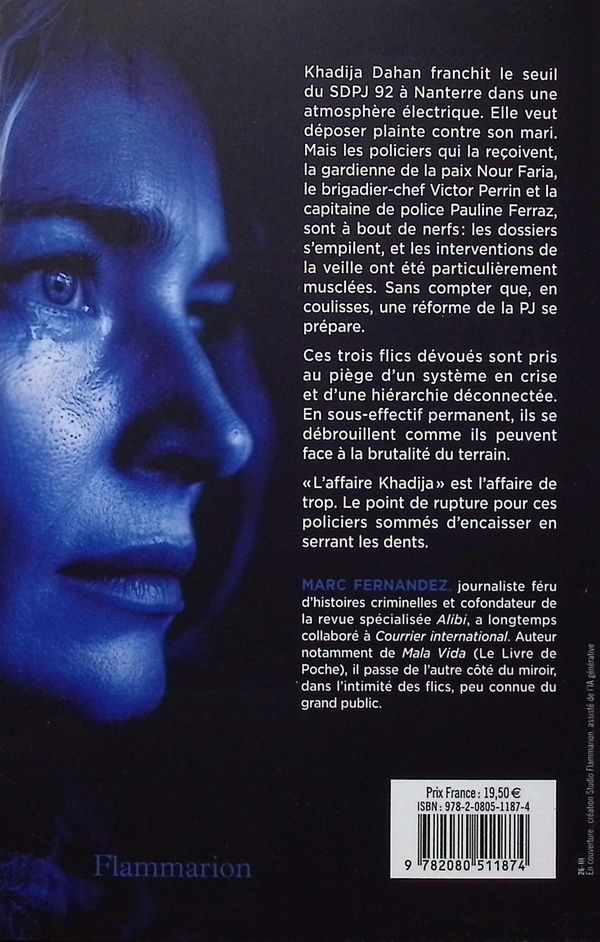 Quatrième de couverture de « Cops don't cry »