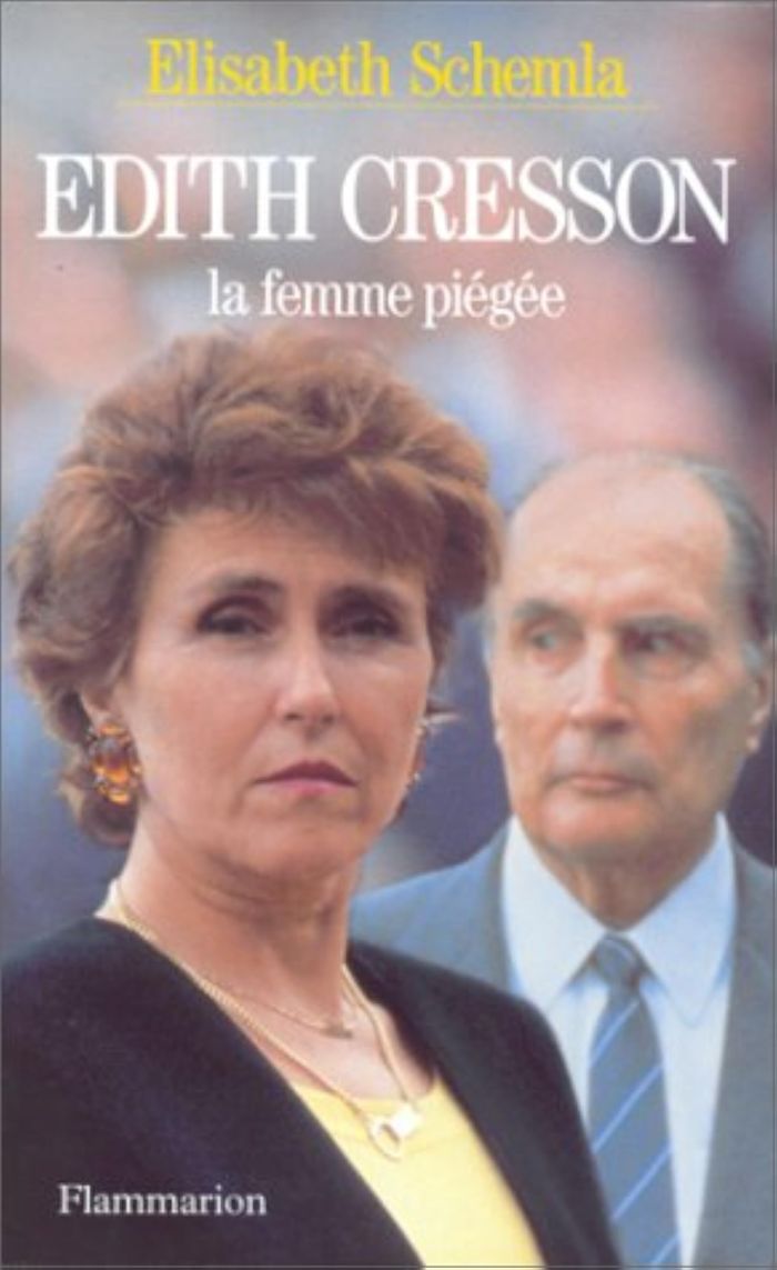 Couverture du livre « EDITH CRESSON - LA FEMME PIEGEE » de Elisabeth Schemla, librairie Les Contes Infusés à Corte