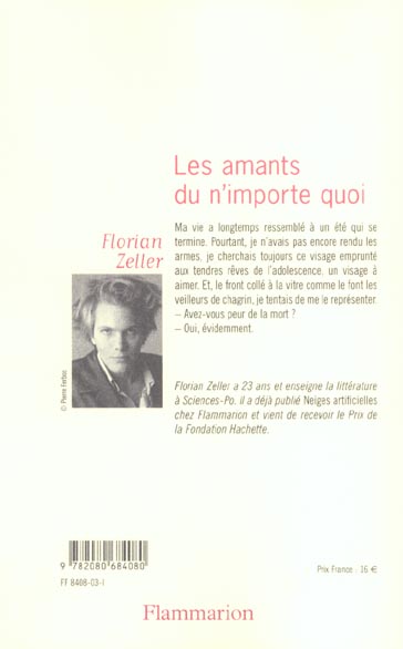 Quatrième de couverture de « LES AMANTS DU N'IMPORTE QUOI »