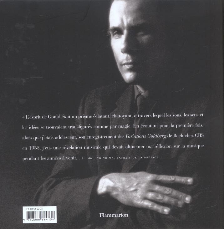 Quatrième de couverture de « GLENN GOULD, UNE VIE EN IMAGES »