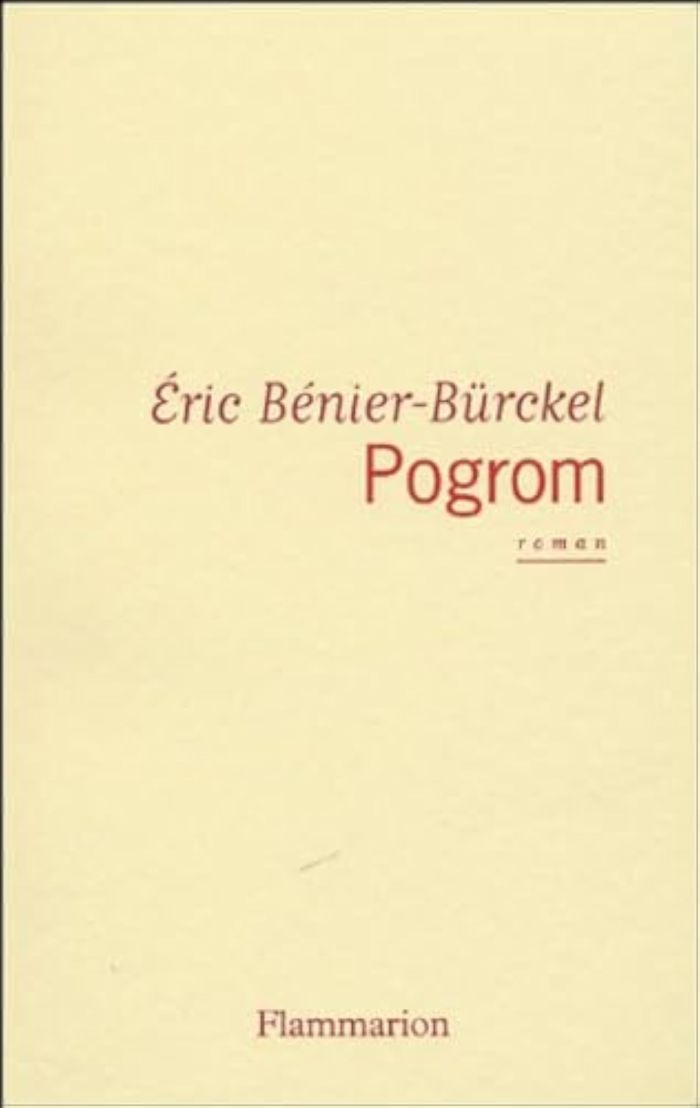 Couverture du livre « POGROM » de Eric Benier-Burckel, librairie Les Contes Infusés à Corte