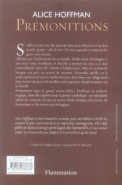 Quatrième de couverture de « Prémonitions »
