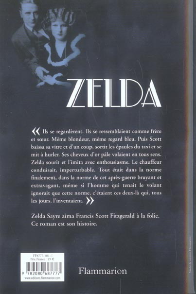 Quatrième de couverture de « ZELDA »
