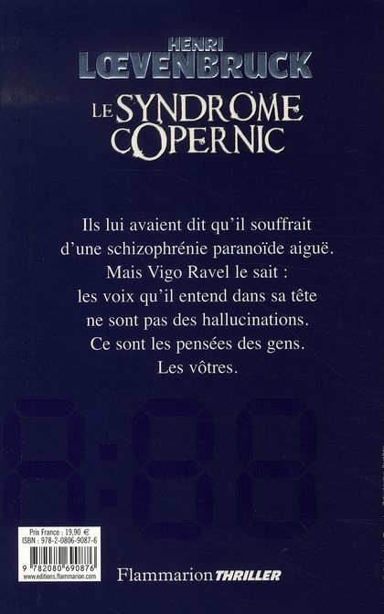 Quatrième de couverture de « Le syndrome Copernic »