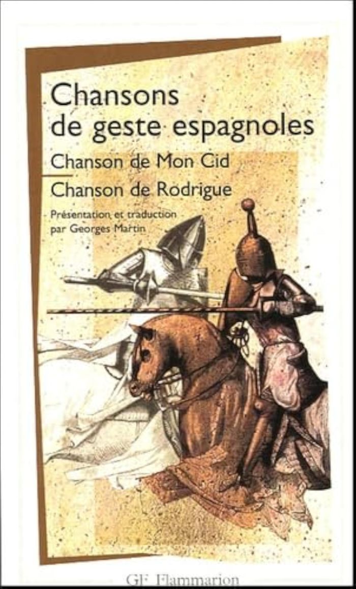 Couverture du livre « CHANSONS DE GESTE ESPAGNOLES - CHANSON DE MON CID - CHANSON DE RODRIGUE » de Flammario Collectifs, librairie Les Contes Infusés à Corte