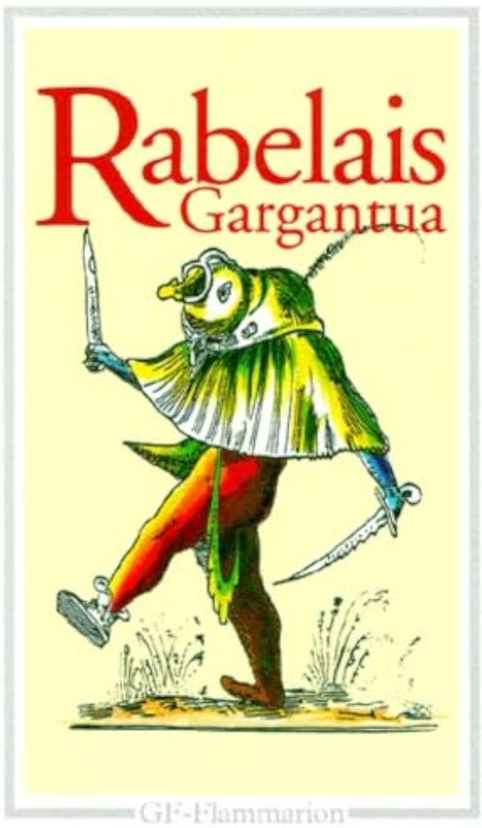 Couverture du livre « GARGANTUA » de Francois Rabelais, librairie Les Contes Infusés à Corte
