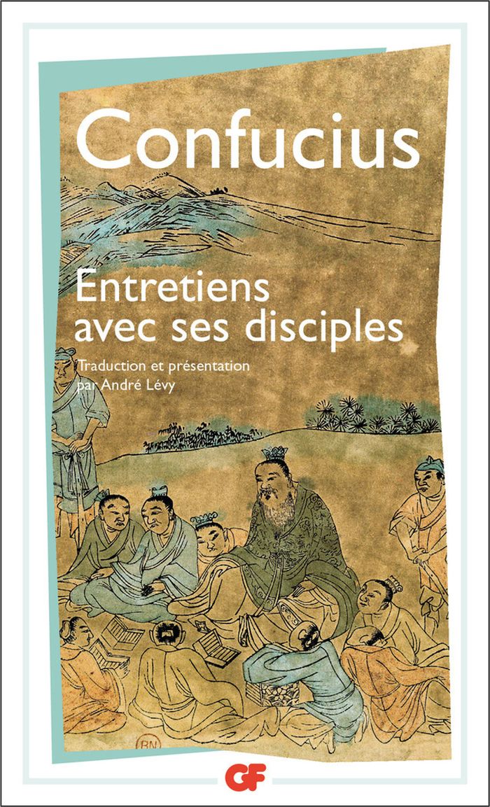 Couverture du livre « ENTRETIENS AVEC SES DISCIPLES » de Confucius, librairie Les Contes Infusés à Corte