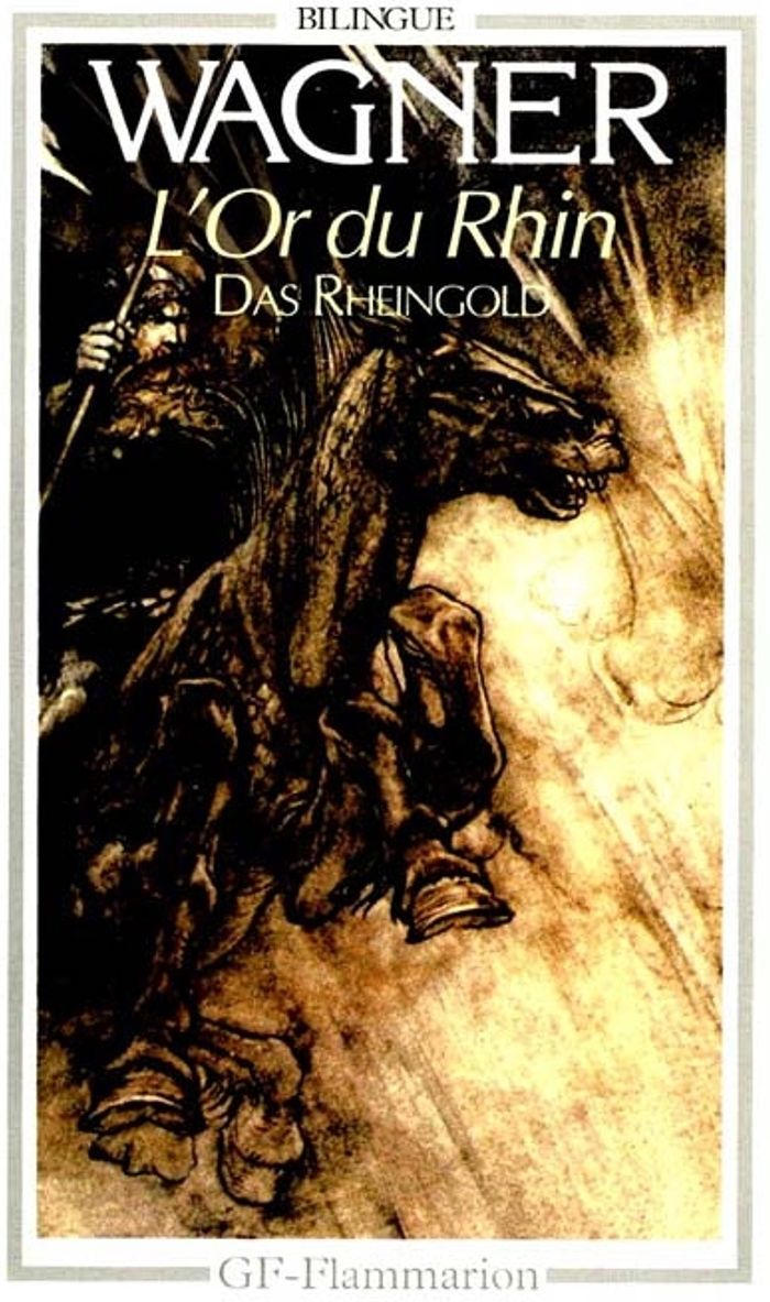 Couverture du livre « L'OR DU RHIN » de Richard Wagner, librairie Les Contes Infusés à Corte
