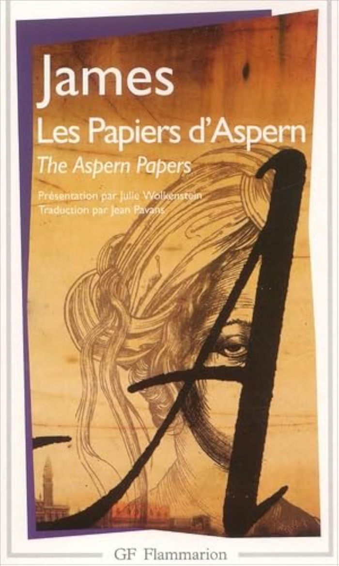 Couverture du livre « LES PAPIERS D'ASPERN », librairie Les Contes Infusés à Corte