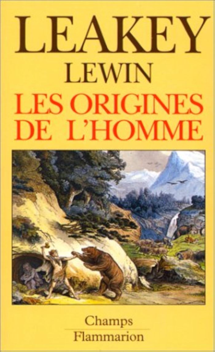 Couverture du livre « LES ORIGINES DE L'HOMME » de Richard Leakey, librairie Les Contes Infusés à Corte
