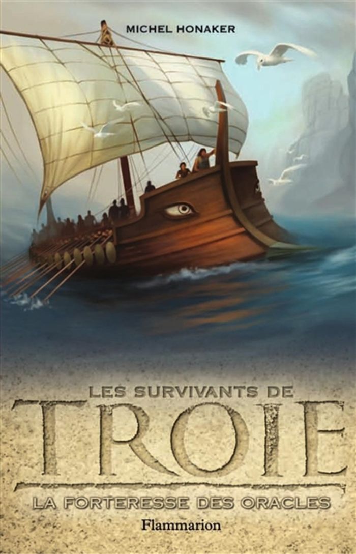 Couverture du livre « LES SURVIVANTS DE TROYE - LA FORTERESSE DES ORACLES » de Michel Honaker, librairie Les Contes Infusés à Corte
