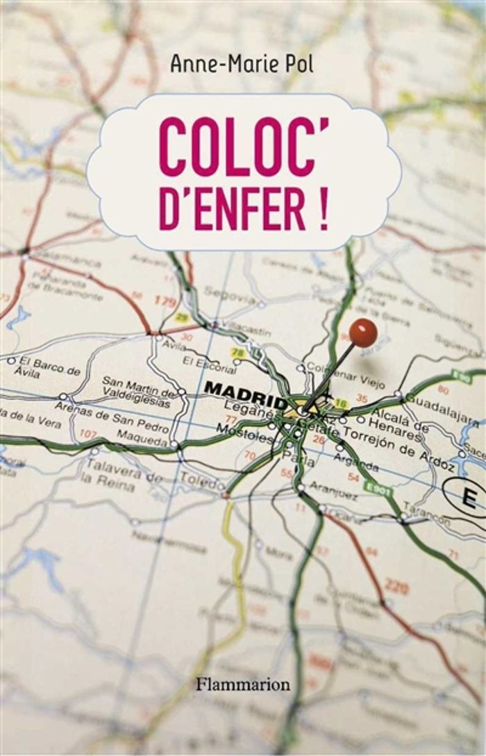 Couverture du livre « UNE COLOC D'ENFER » de Anne-Marie Pol, librairie Les Contes Infusés à Corte