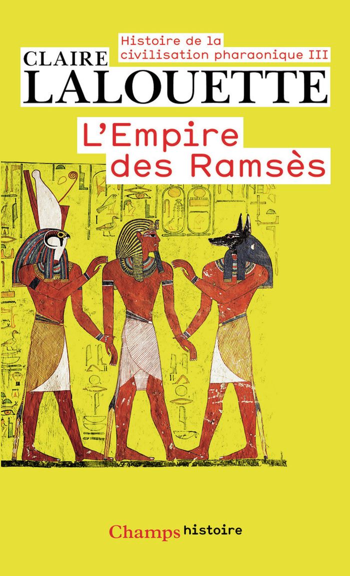 Couverture du livre « L'EMPIRE DES RAMSES » de Claire Lalouette, librairie Les Contes Infusés à Corte