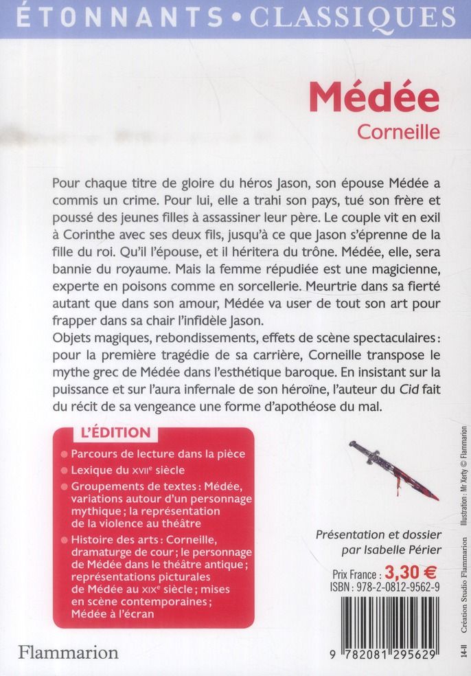 Quatrième de couverture de « MEDEE »