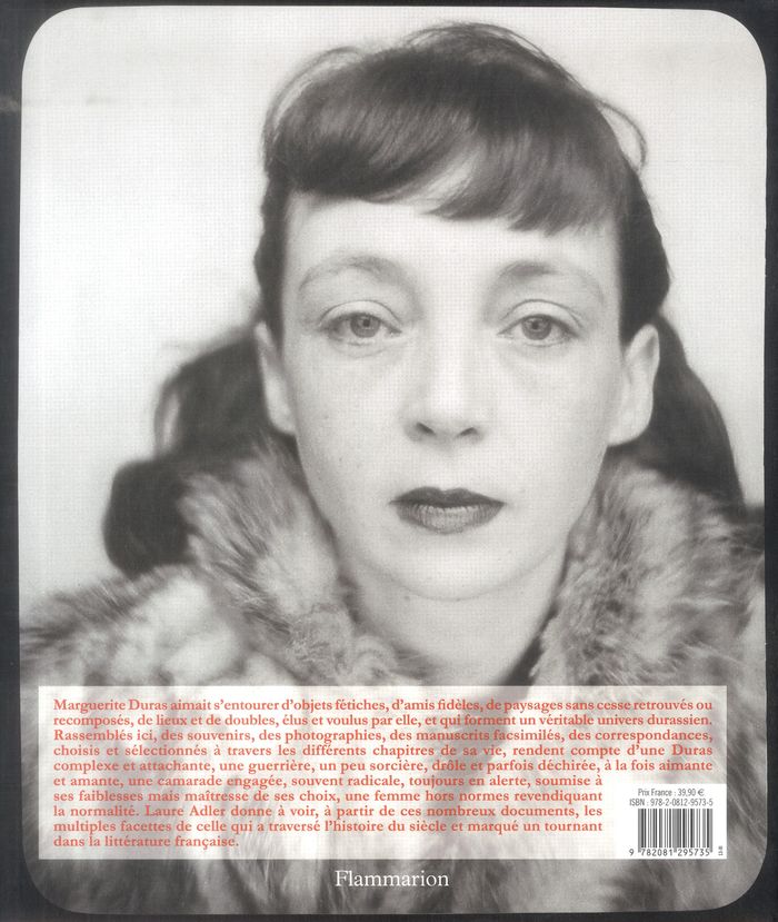 Quatrième de couverture de « Marguerite Duras »