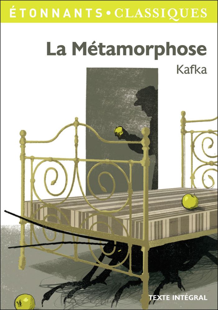Couverture du livre « La métamorphose » de Franz Kafka, librairie Les Contes Infusés à Corte