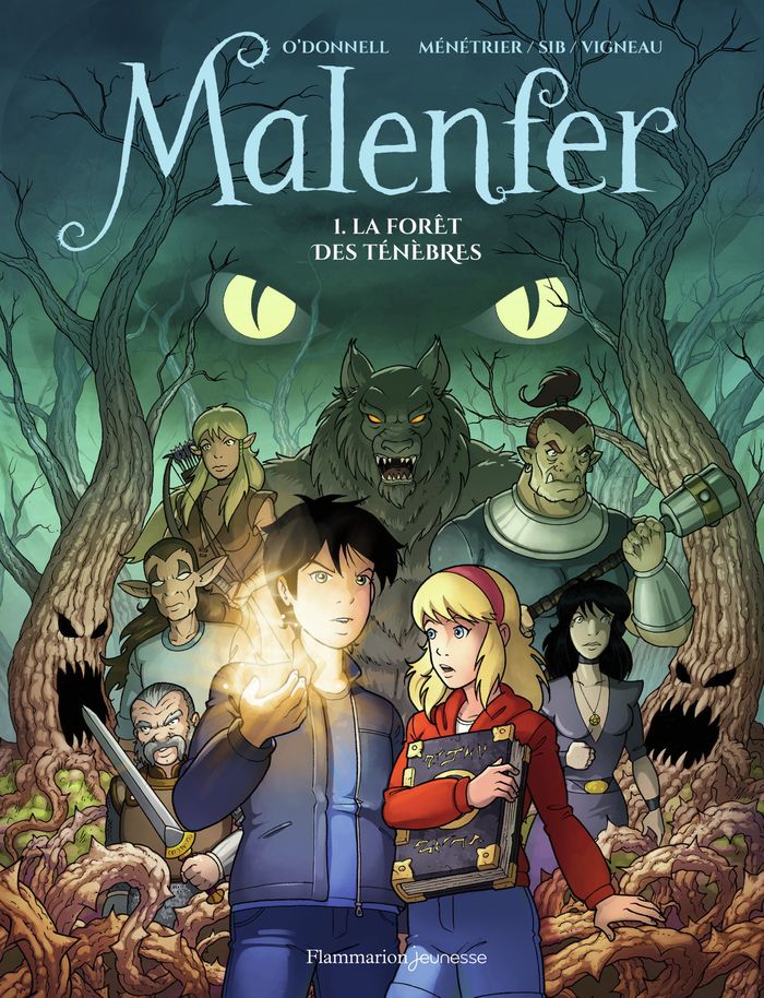 Couverture du livre « La forêt des ténèbres » de Cassandra O'Donnell, librairie Les Contes Infusés à Corte
