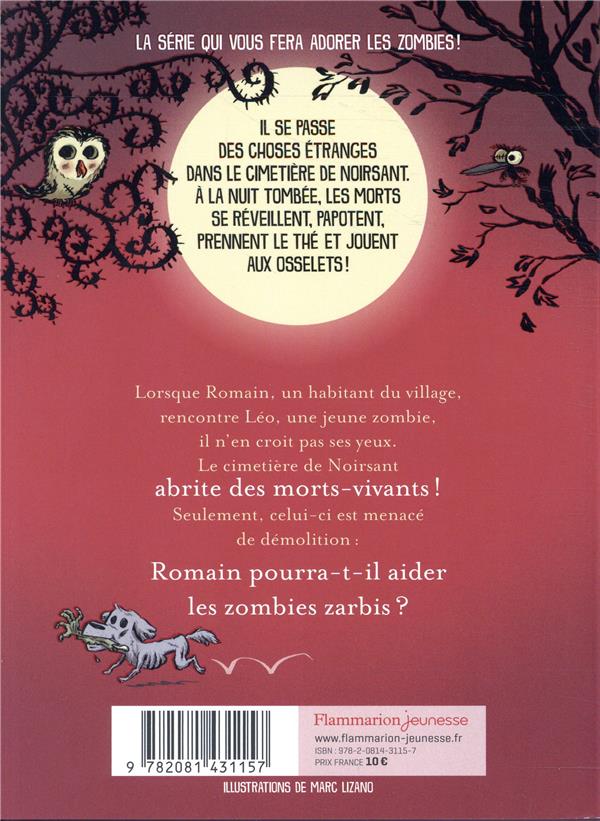 Quatrième de couverture de « Panique au cimetière ! »