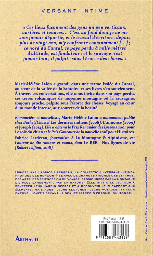 Quatrième de couverture de « Le pays d'en haut »