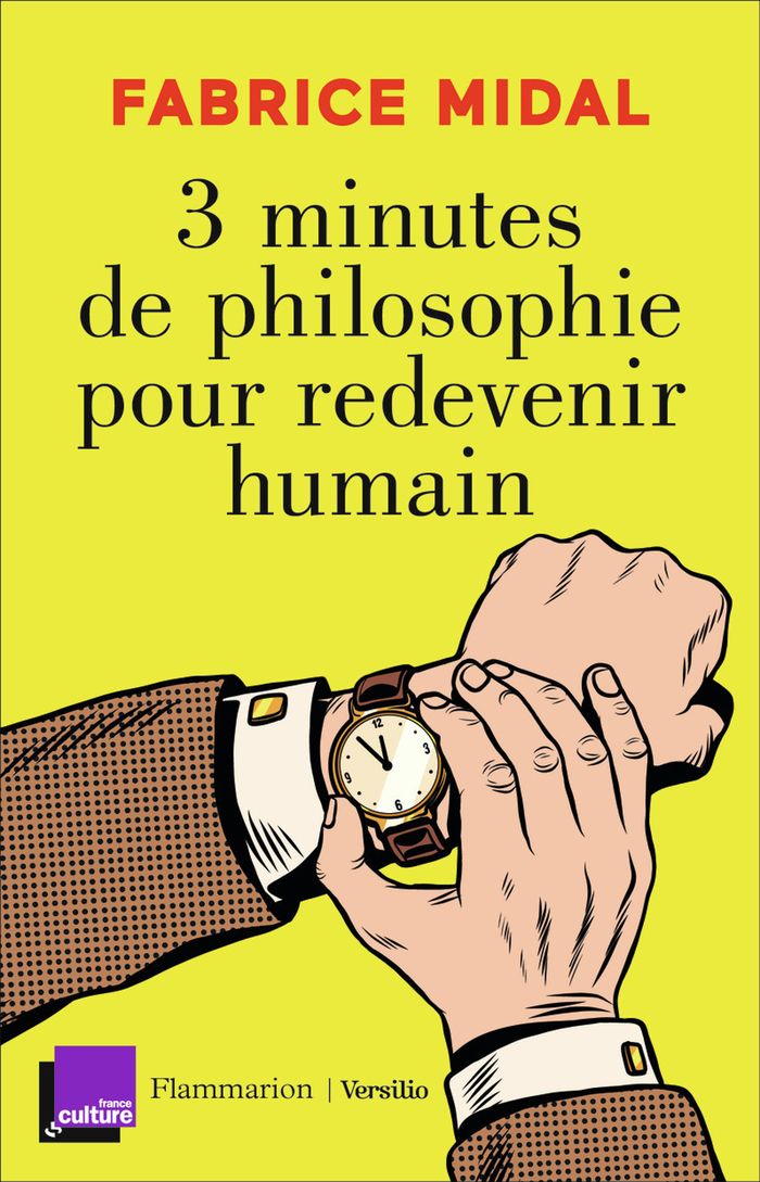 Couverture du livre « 3 minutes de philosophie pour redevenir humain », librairie Les Contes Infusés à Corte