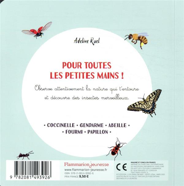 Quatrième de couverture de « Les insectes de mon jardin »