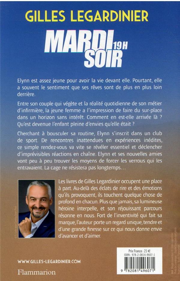 Quatrième de couverture de « Mardi soir, 19h : roman »