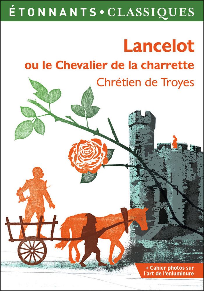 Couverture du livre « Lancelot ou le Chevalier de la charrette » de Chrétien de Troyes, librairie Les Contes Infusés à Corte