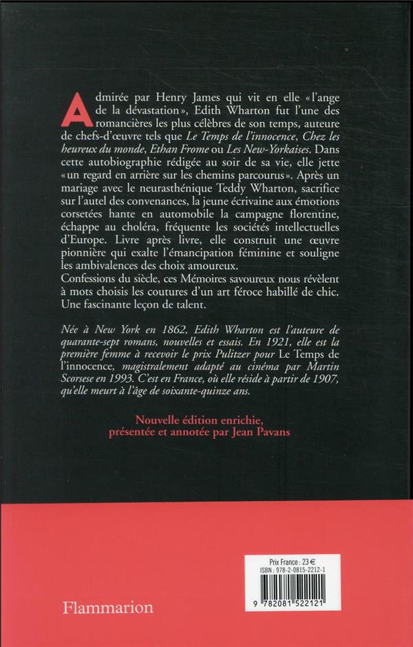 Quatrième de couverture de « Les chemins parcourus : autobiographie »