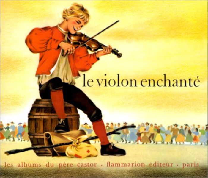 Couverture du livre « LE VIOLON ENCHANTE », librairie Les Contes Infusés à Corte