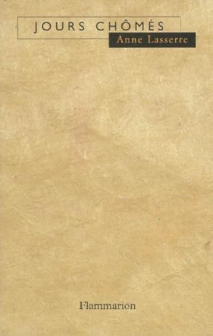 Couverture du livre « JOURS CHOMES », librairie Les Contes Infusés à Corte