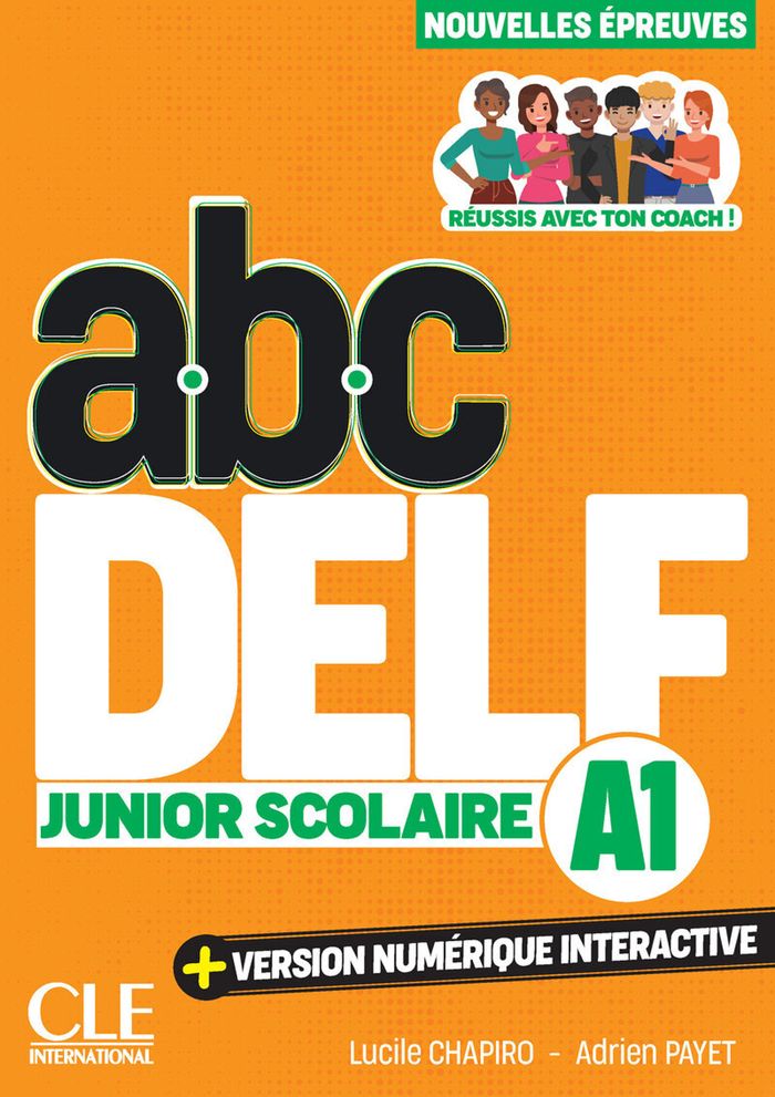 Couverture du livre « Abc DELF : nouvelles épreuves » de Lucile Chapiro, librairie Les Contes Infusés à Corte
