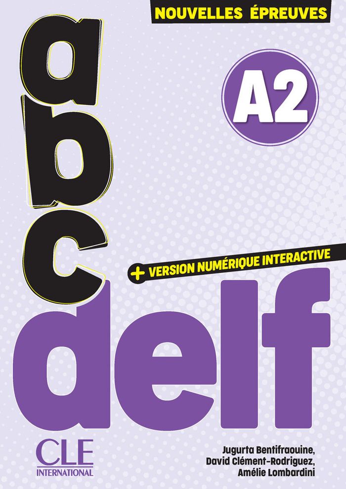 Couverture du livre « Abc DELF : nouvelles épreuves » de Jugurta Bentifraouine, librairie Les Contes Infusés à Corte