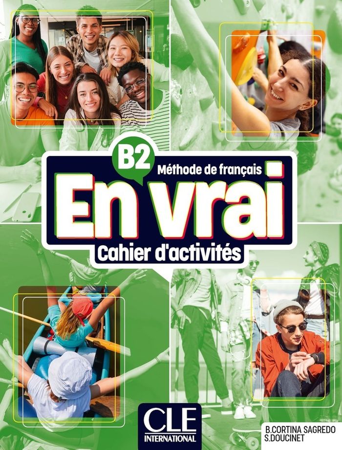 Couverture du livre « En vrai : méthode de français » de Begona Cortina Sagredo, librairie Les Contes Infusés à Corte