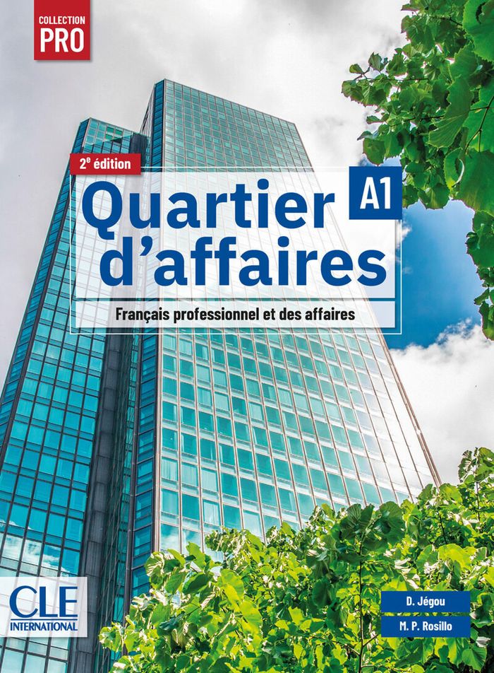 Couverture du livre « Quartier d'affaires : français professionnel et des affaires », librairie Les Contes Infusés à Corte