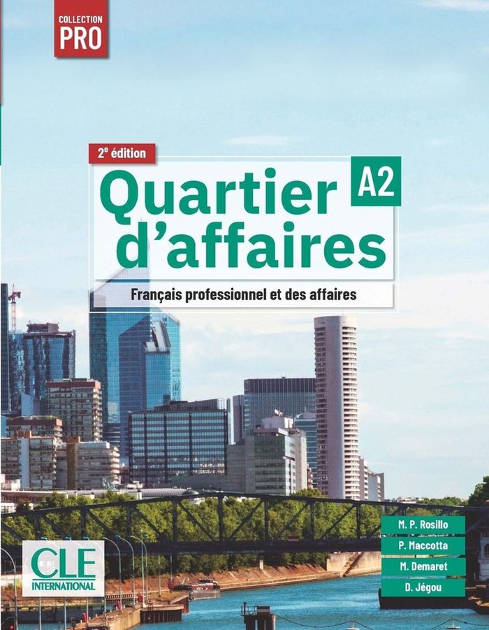 Couverture du livre « Quartier d'affaires : français professionnel et des affaires » de M. P. Rosillo, librairie Les Contes Infusés à Corte