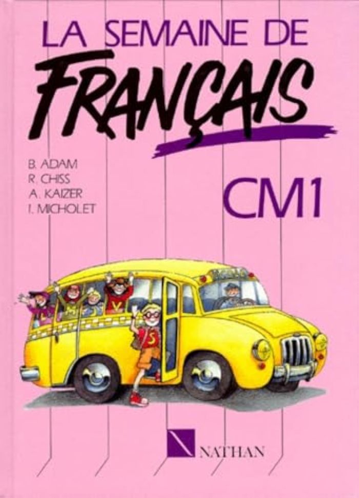 Couverture du livre « SEMAINE DE FRANCAIS CM1 ELEVE » de Bruno Adam, librairie Les Contes Infusés à Corte