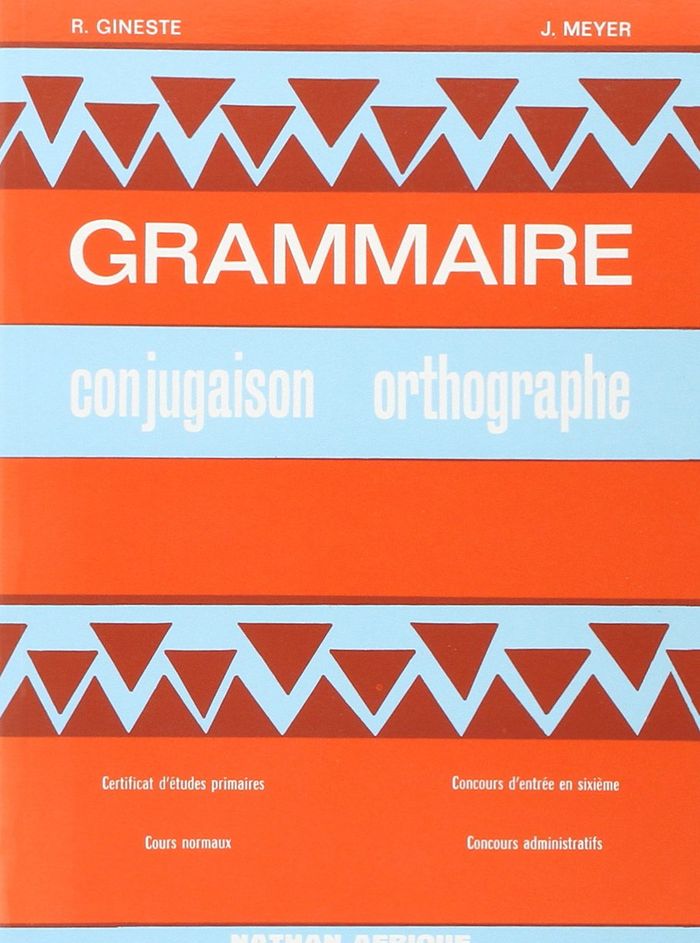 Couverture du livre « GRAMMAIRE CM2/6E » de Gineste, librairie Les Contes Infusés à Corte