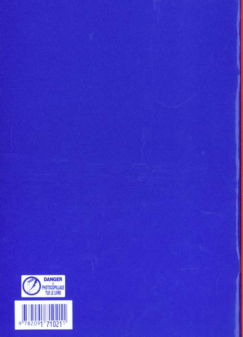 Quatrième de couverture de « ZERO FAUTE 6E / 5E NIVEAU 1 1991 PROFESSEUR »