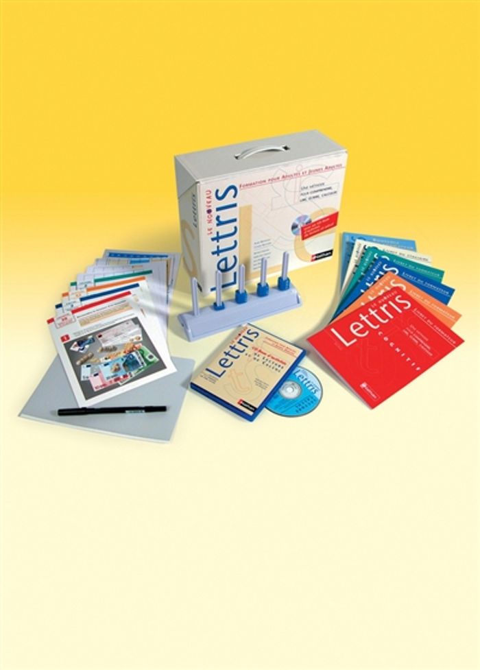 Couverture du livre « LE NOUVEAU LETTRIS - COFFRET COMPLET LE NOUVEAU LETTRIS COFFRET PEDAGOGIQUE » de Bentolila/bouthier, librairie Les Contes Infusés à Corte