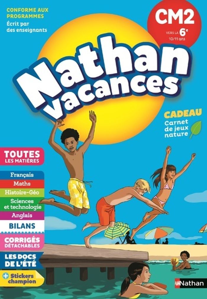 Couverture : CAHIER DE VACANCES PRIMAIRE CM2 VERS 6EME 10/11 ANS