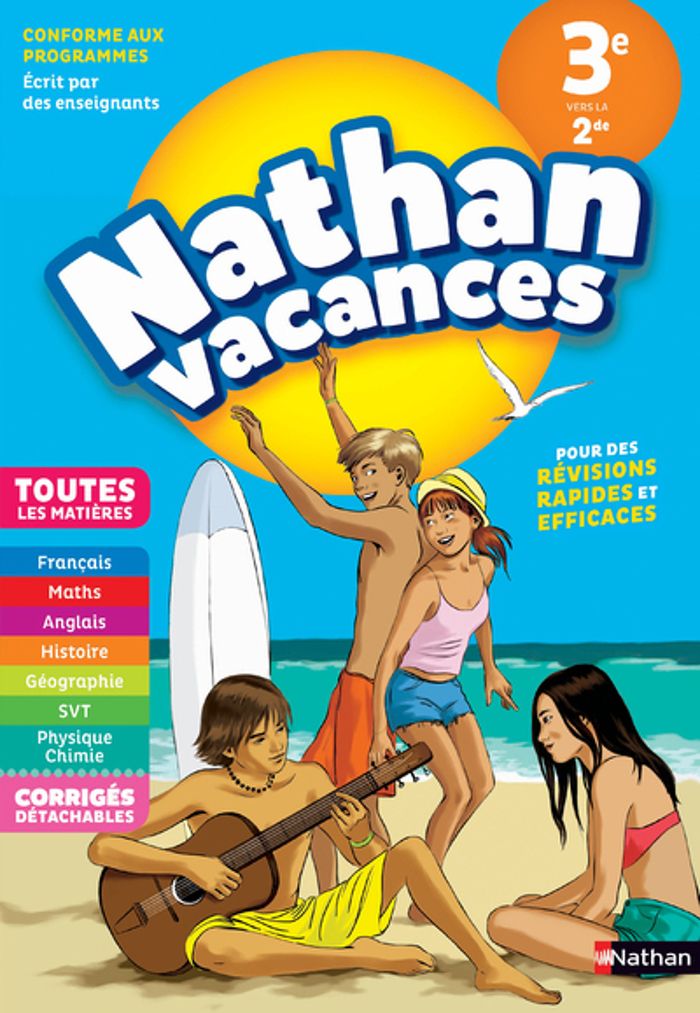 Couverture : CAHIER DE VACANCES TOUT EN UN DE LA 3EME VERS LA SECONDE