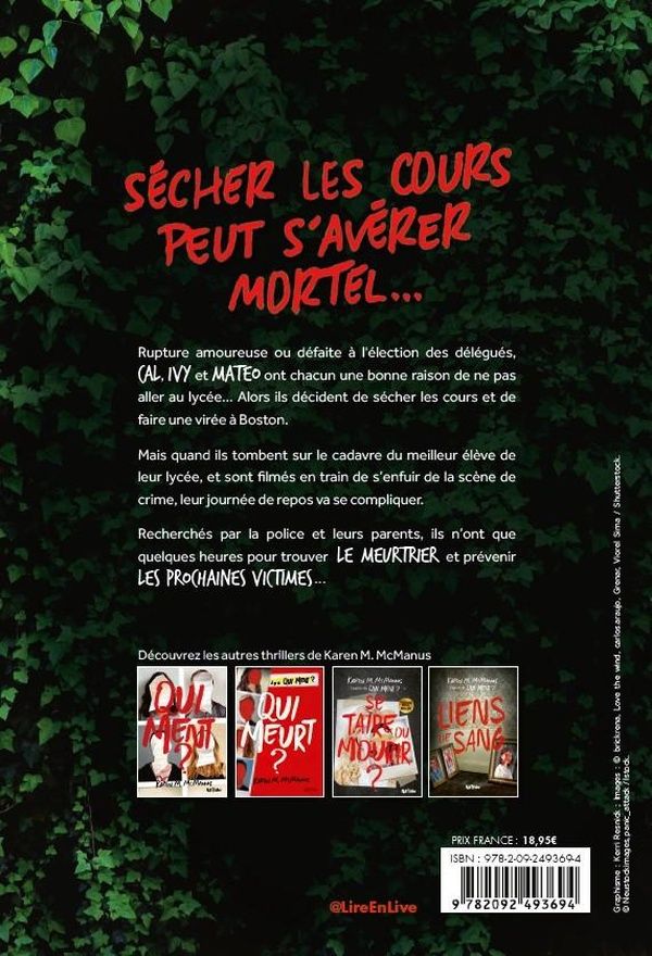 Quatrième de couverture de « Virée mortelle »