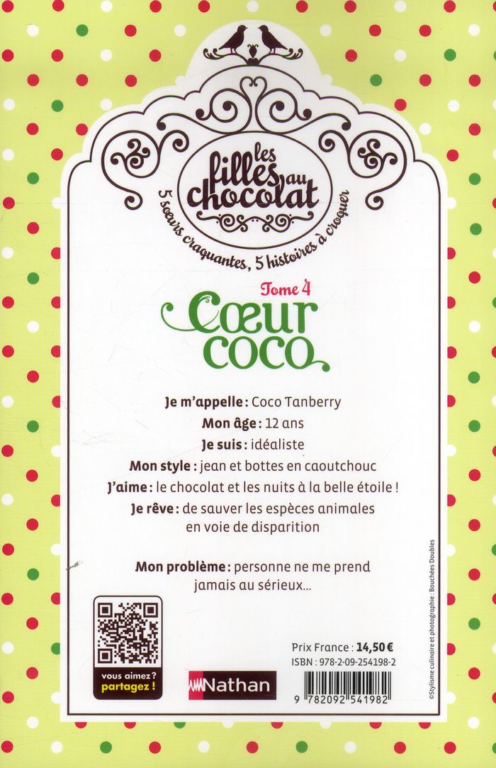 Quatrième de couverture de « Coeur coco »