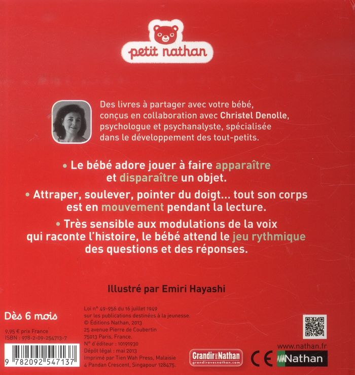 Quatrième de couverture de « On se cache ? »