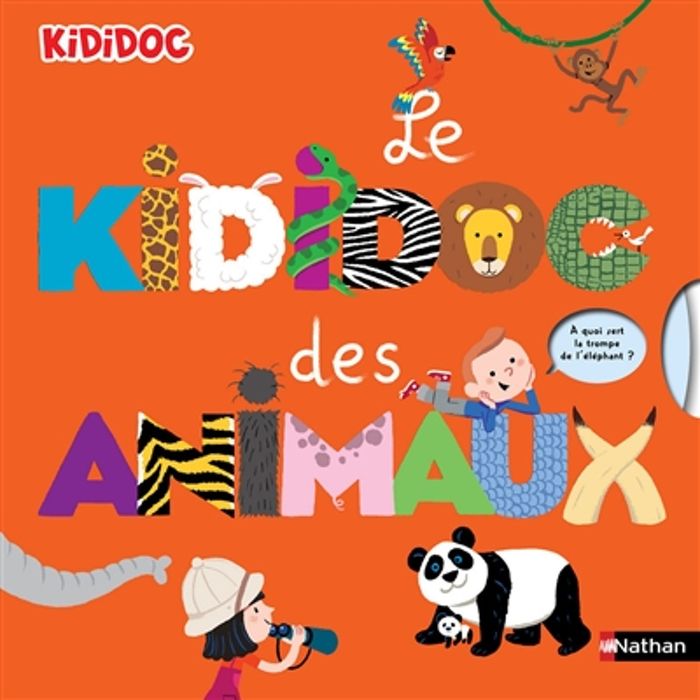 Couverture du livre « LE KIDIDOC DES ANIMAUX » de Baussier/balicevic, librairie Les Contes Infusés à Corte